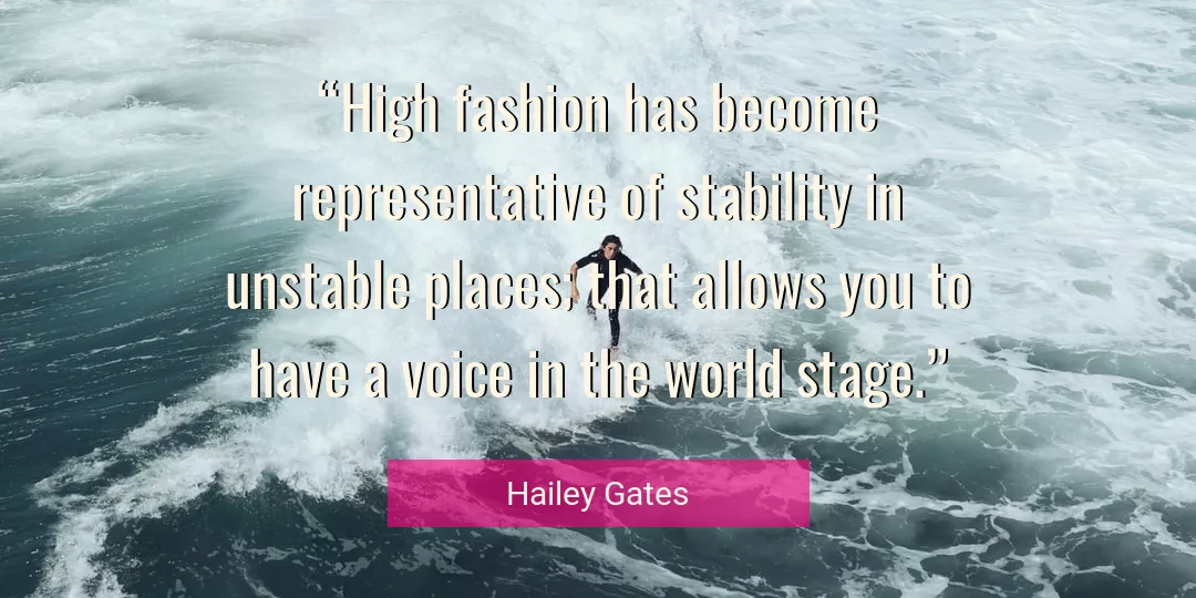 Quote About You By Hailey Gates