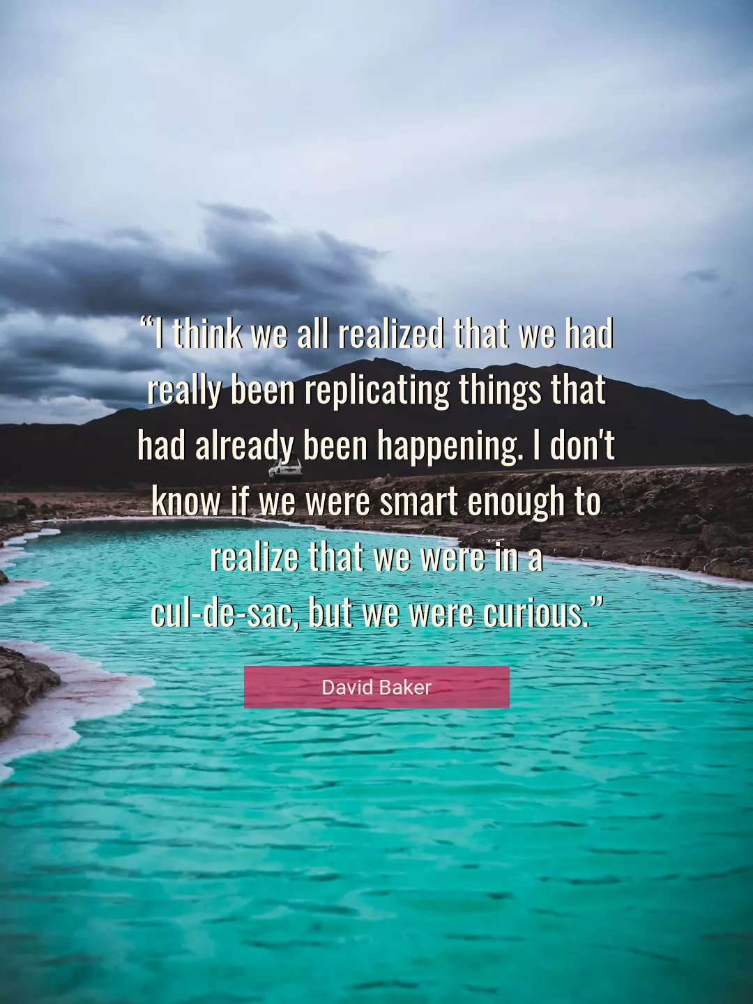 Quote About Smart By David Baker