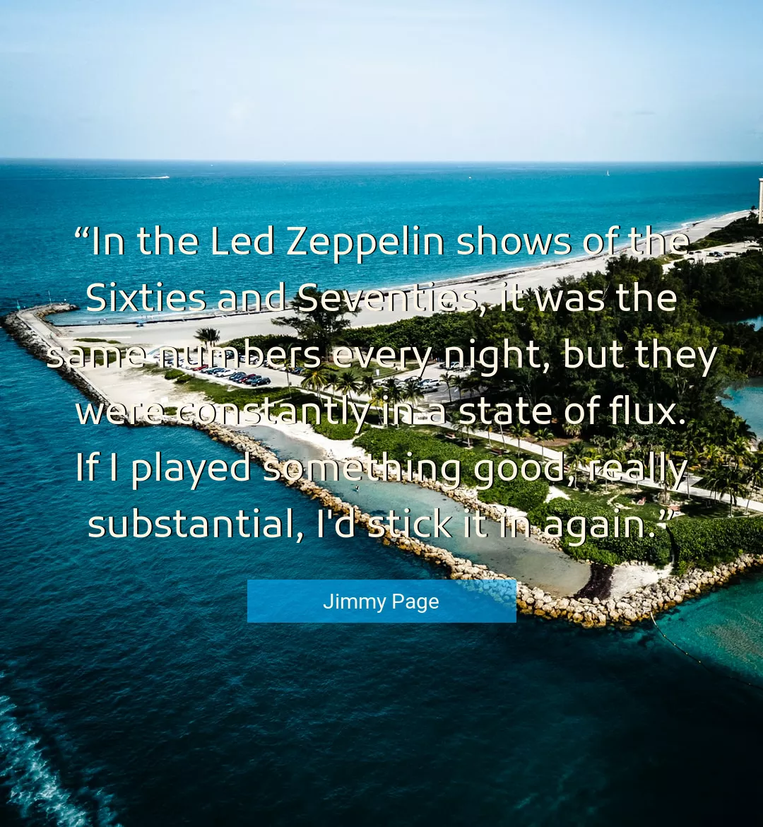 Quote About Good By Jimmy Page