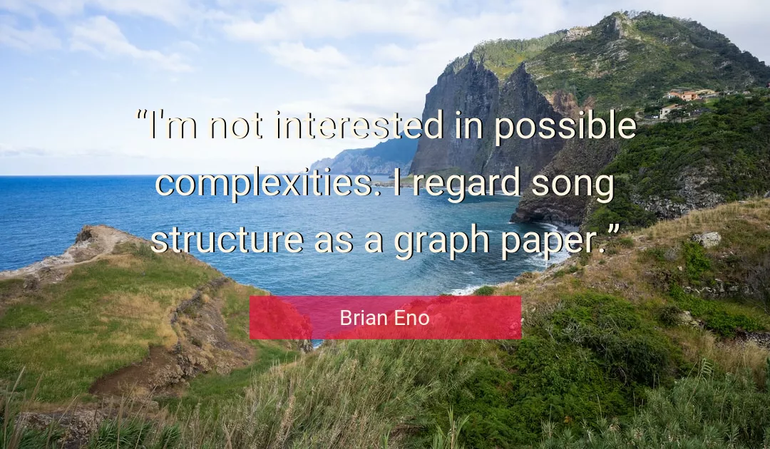 Quote About Song By Brian Eno