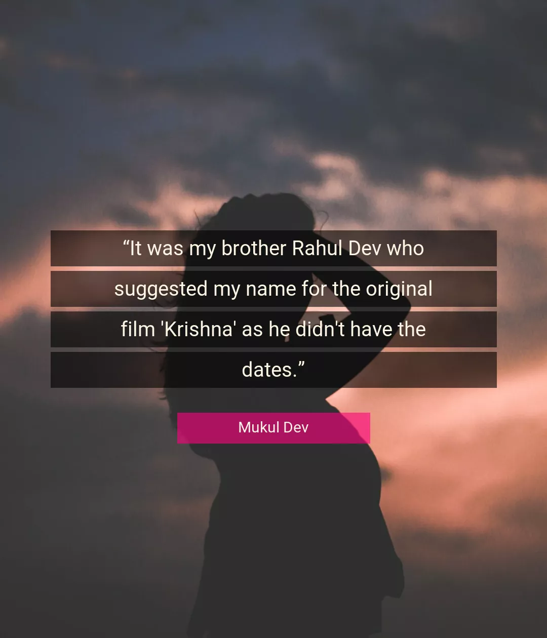 Quote About Name By Mukul Dev