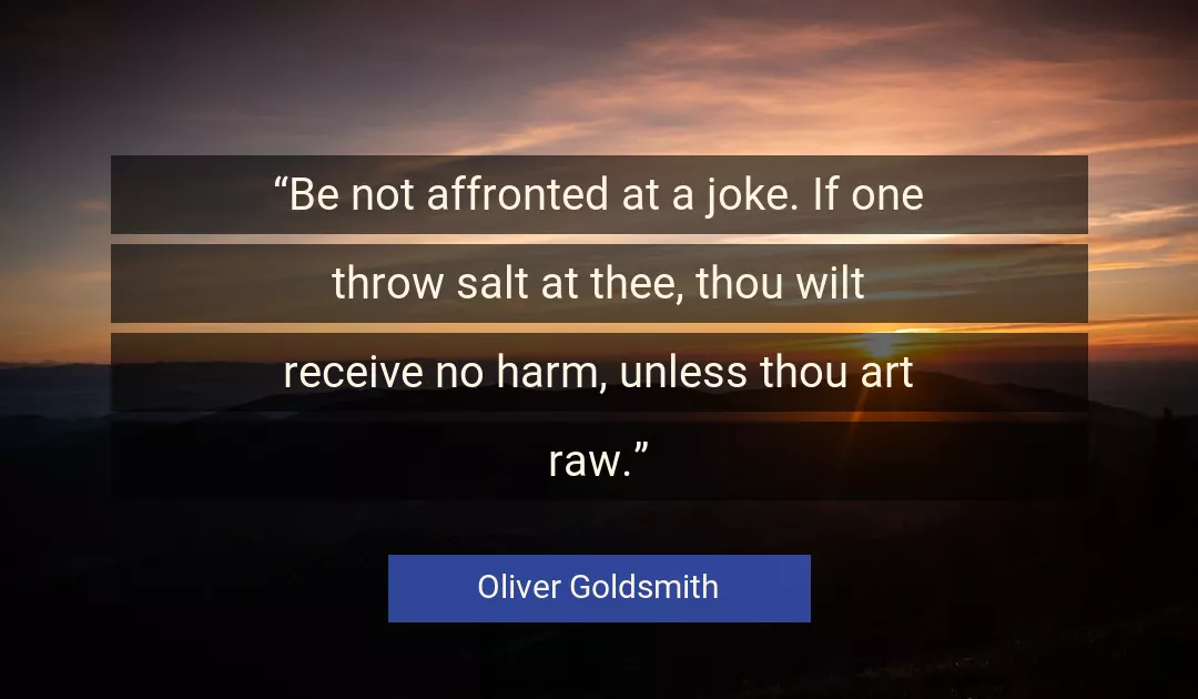 Quote About Art By Oliver Goldsmith