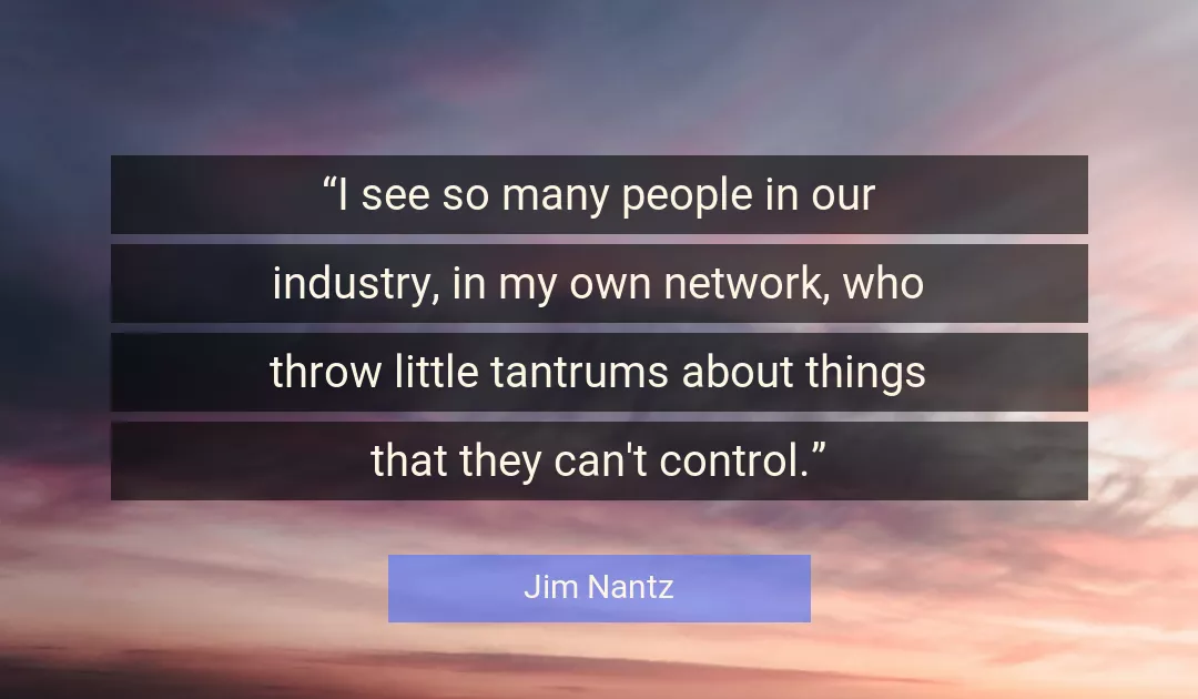 Quote About People By Jim Nantz
