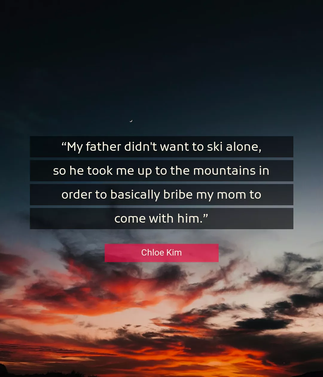Quote About Alone By Chloe Kim