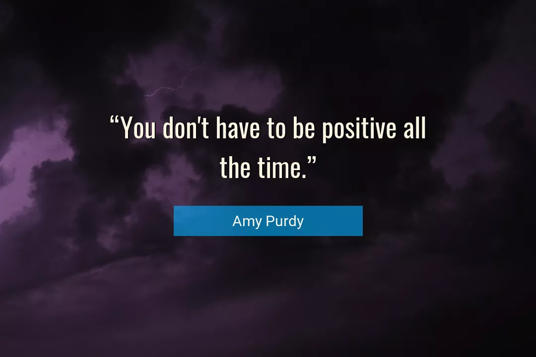 Quote About Positive By Amy Purdy