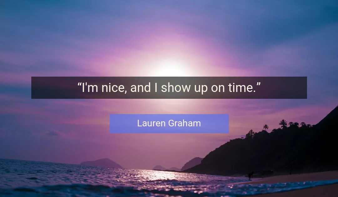 Quote About Time By Lauren Graham