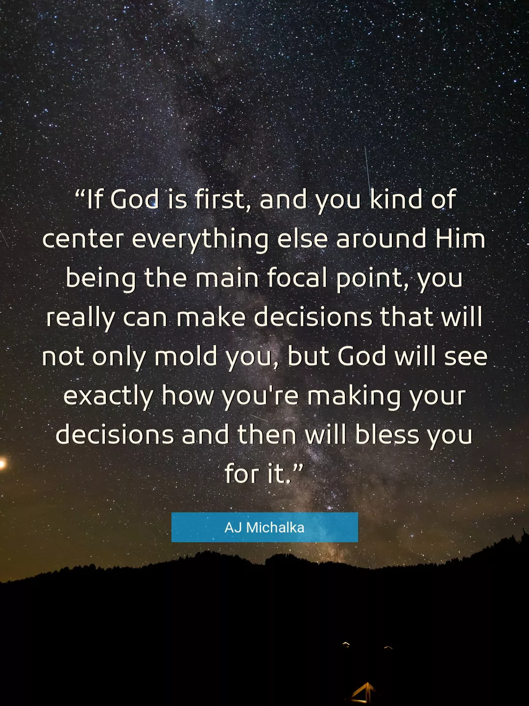 Quote About God By AJ Michalka