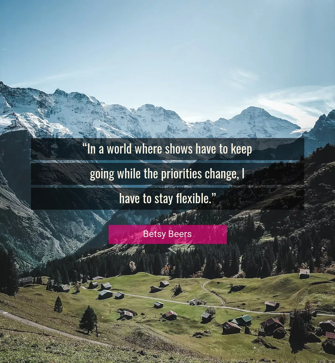 Quote About Change By Betsy Beers