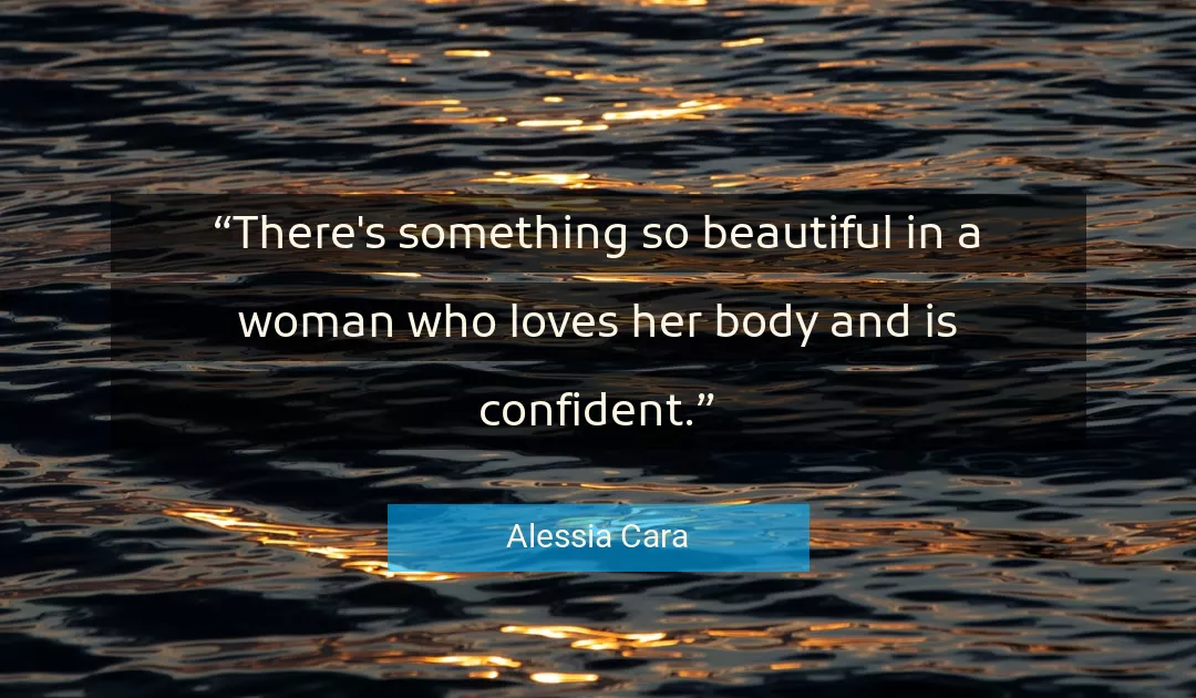 Quote About Beautiful By Alessia Cara