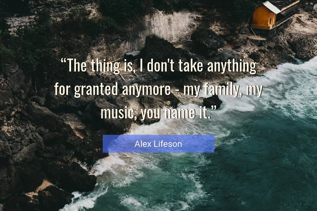 Quote About Family By Alex Lifeson