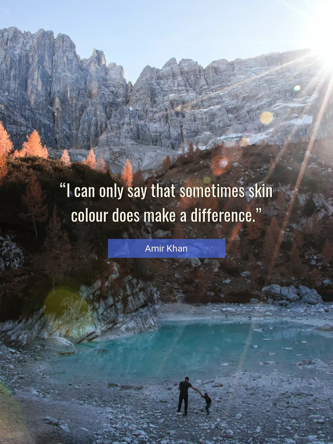 Quote About Skin By Amir Khan