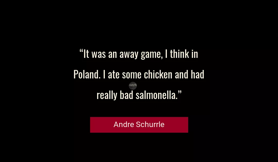 Quote About Game By Andre Schurrle