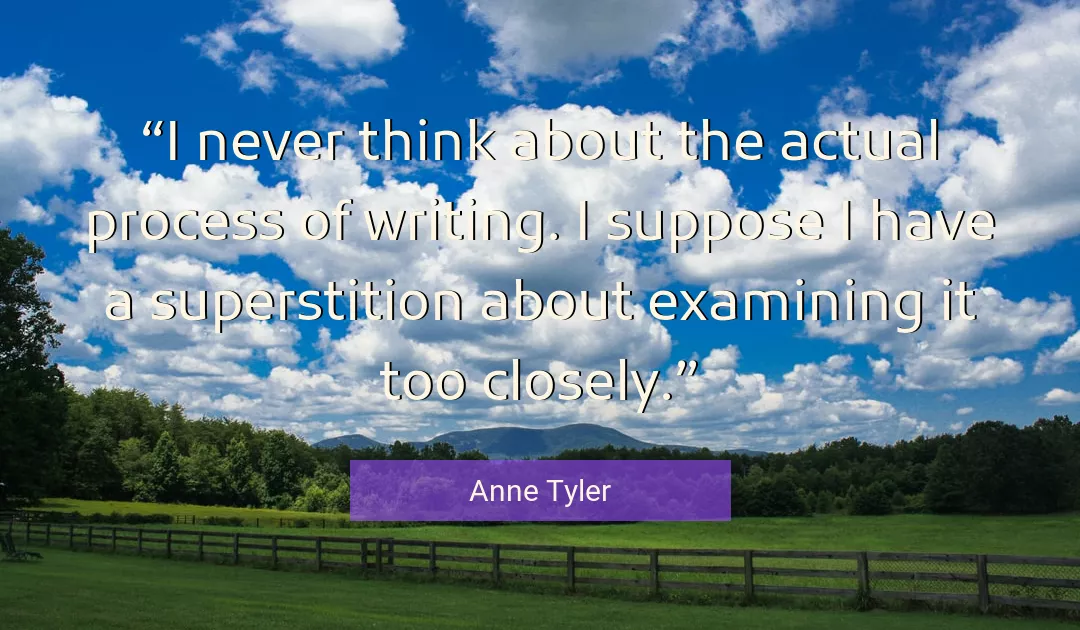 Quote About Never By Anne Tyler