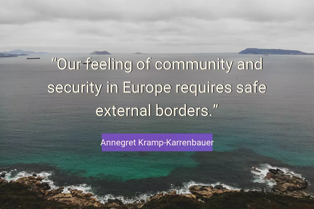 Quote About Community By Annegret Kramp-Karrenbauer