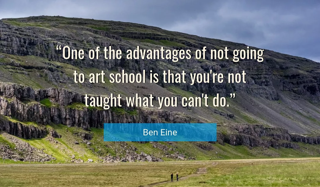Quote About Art By Ben Eine