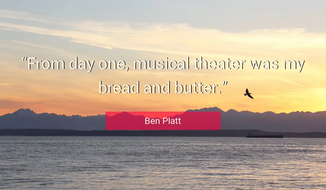 Quote About Day By Ben Platt