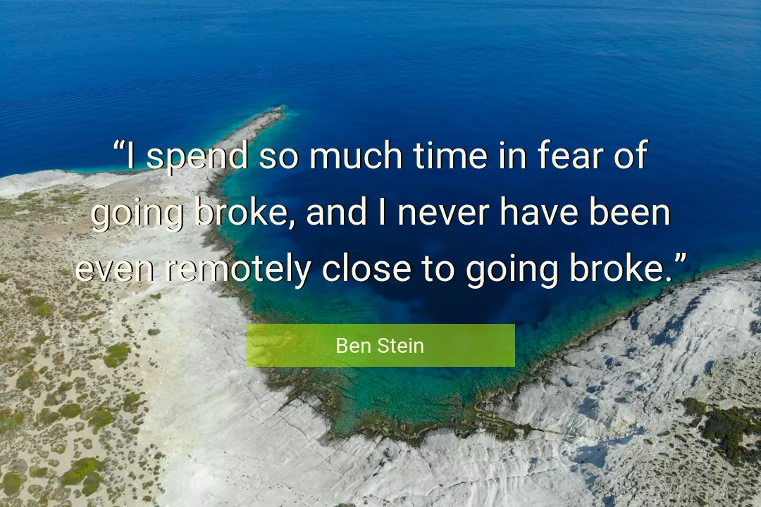 Quote About Time By Ben Stein