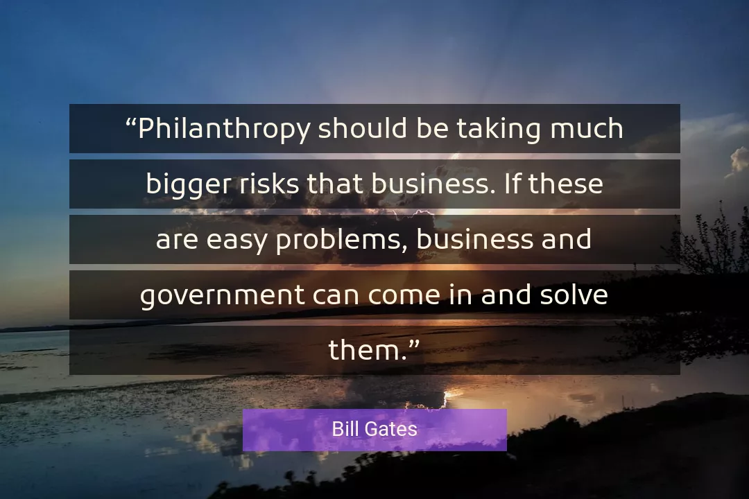 Quote About Business By Bill Gates