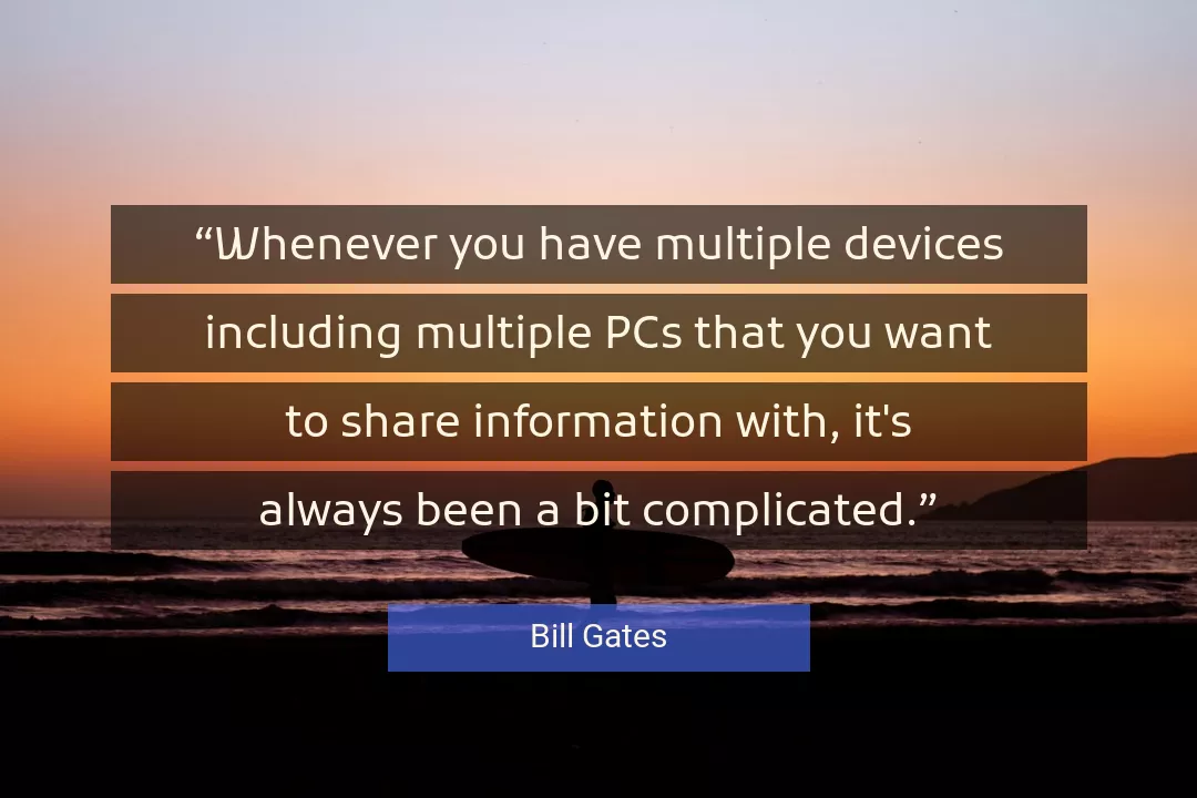 Quote About You By Bill Gates