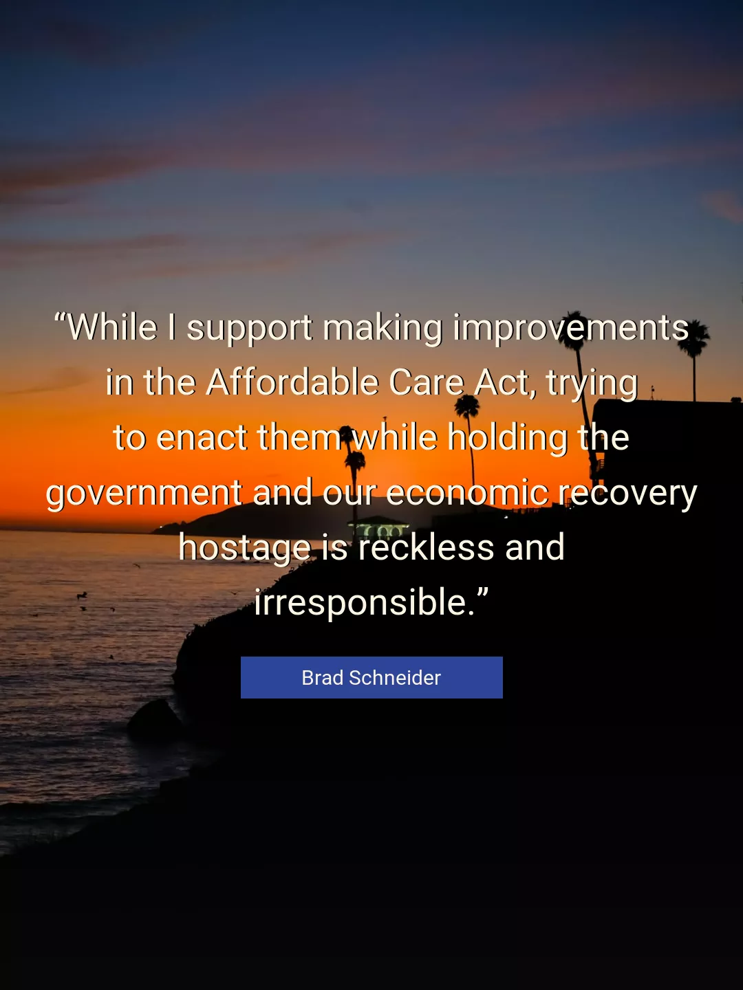 Quote About Government By Brad Schneider