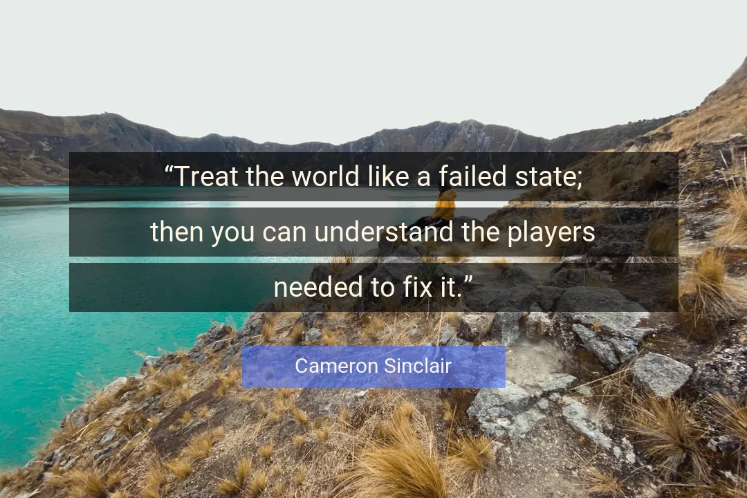 Quote About You By Cameron Sinclair