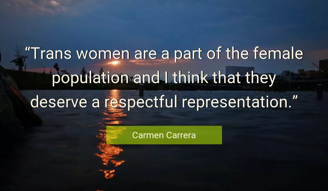 Quote About Women By Carmen Carrera