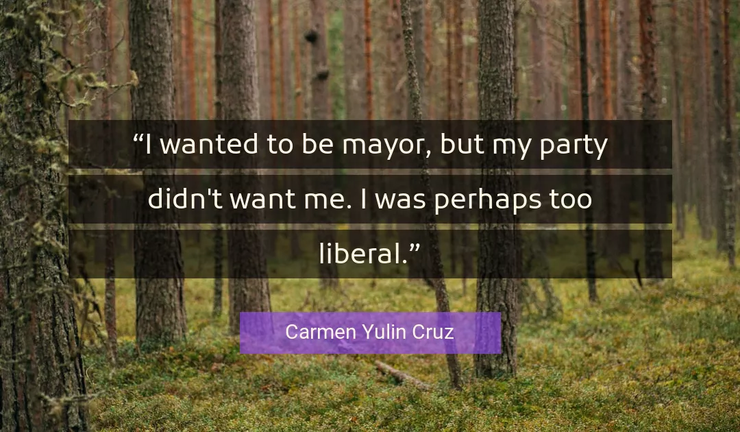 Quote About Me By Carmen Yulin Cruz