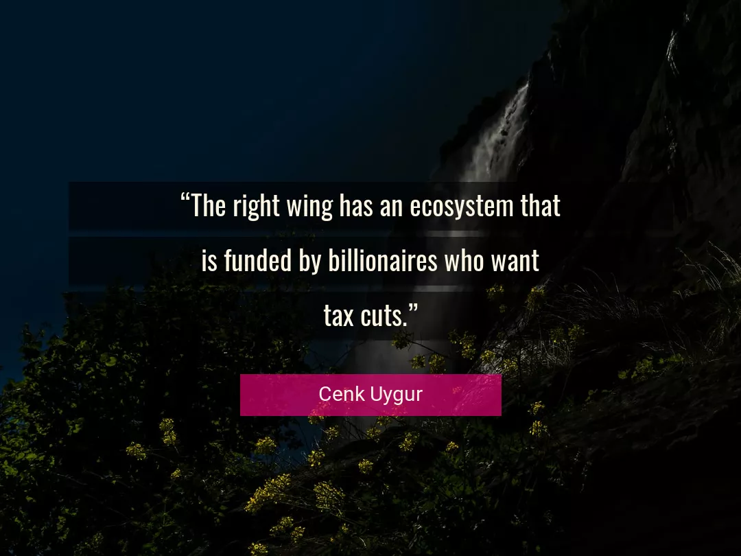Quote About Want By Cenk Uygur