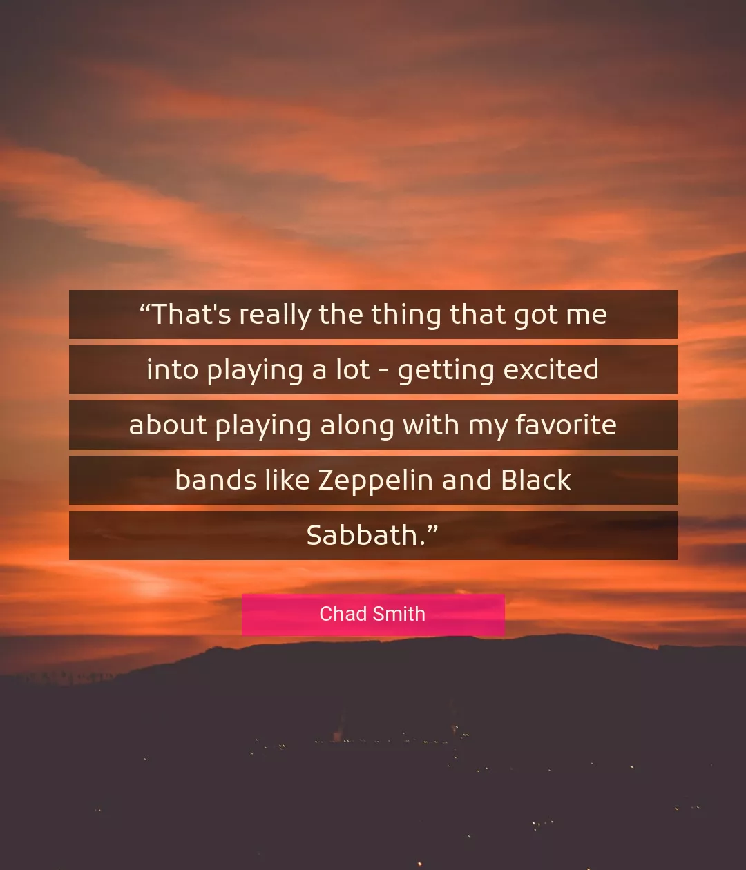 Quote About Me By Chad Smith