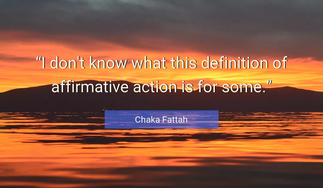 Quote About Action By Chaka Fattah