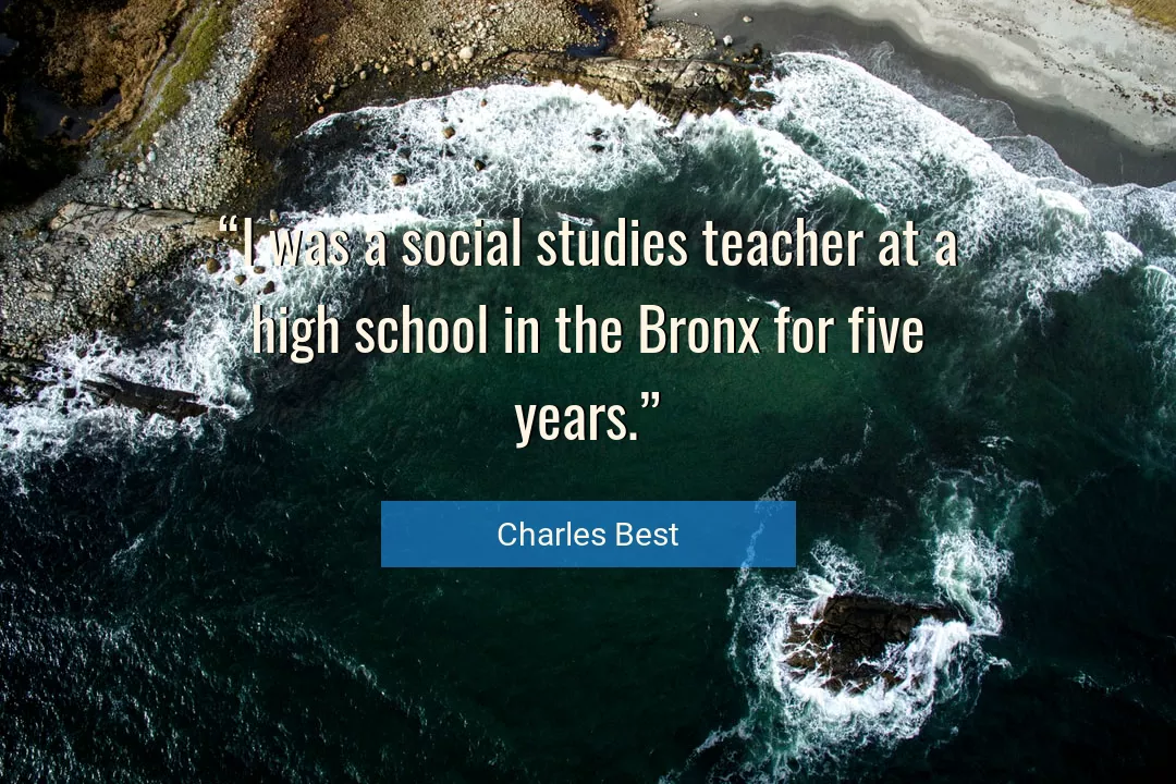 Quote About Teacher By Charles Best