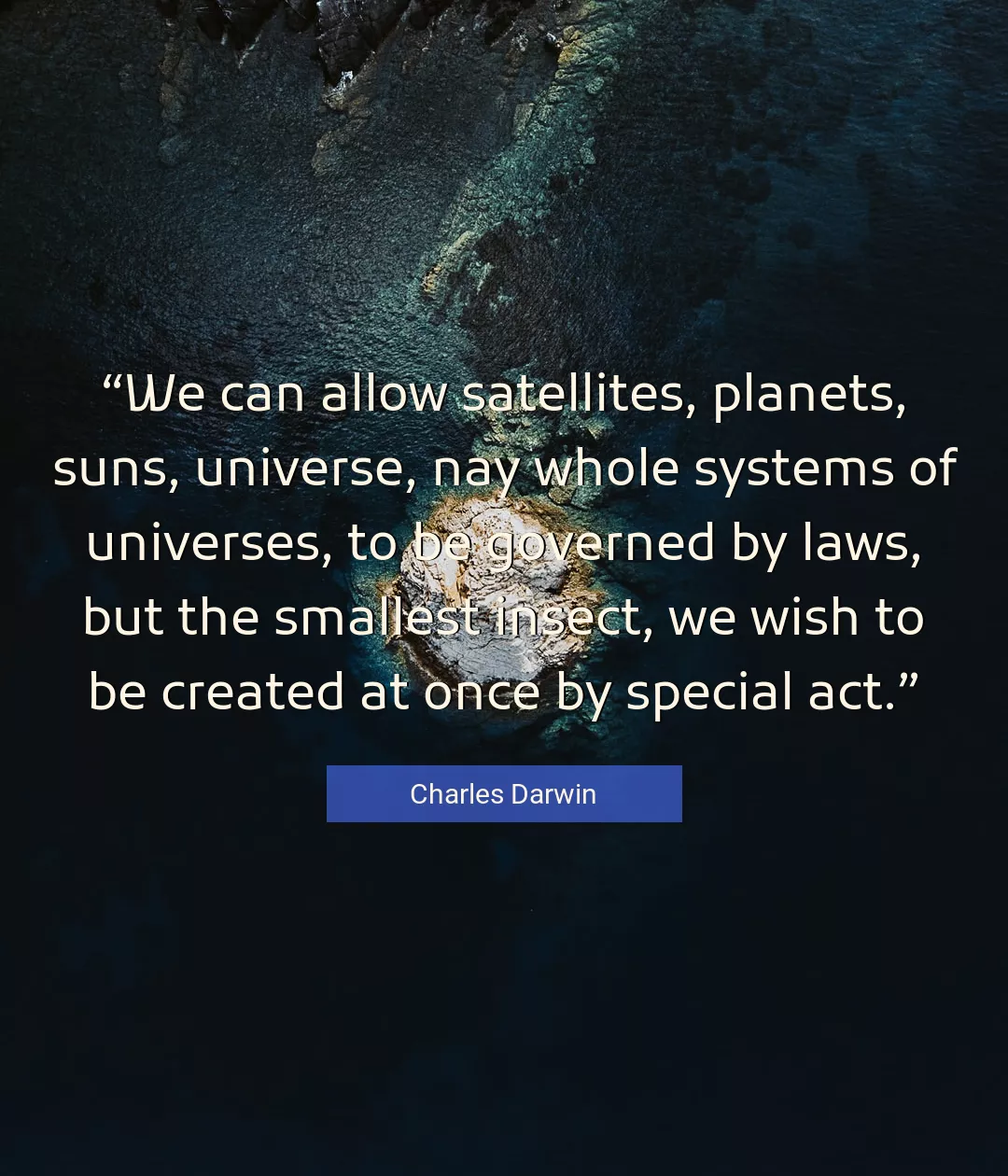 Quote About Universe By Charles Darwin