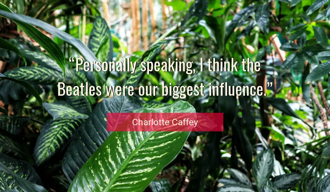 Quote About Think By Charlotte Caffey