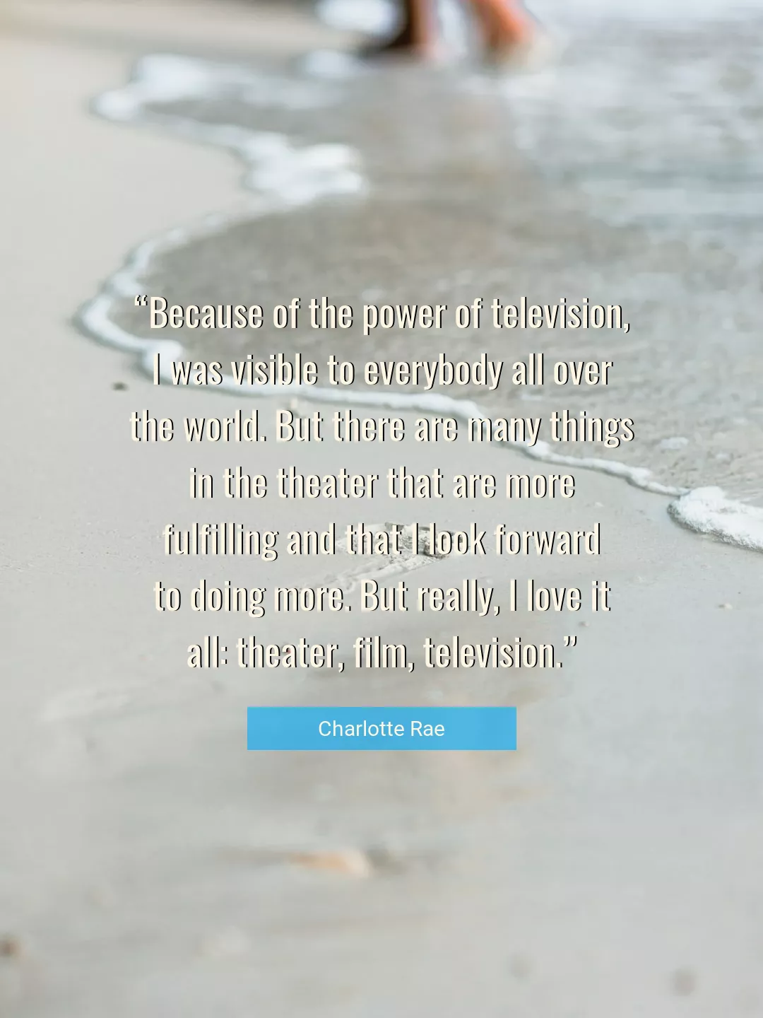 Quote About Love By Charlotte Rae