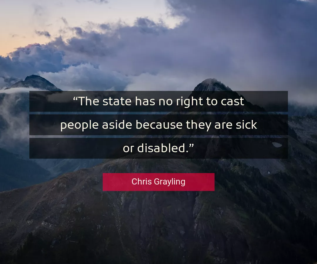 Quote About People By Chris Grayling