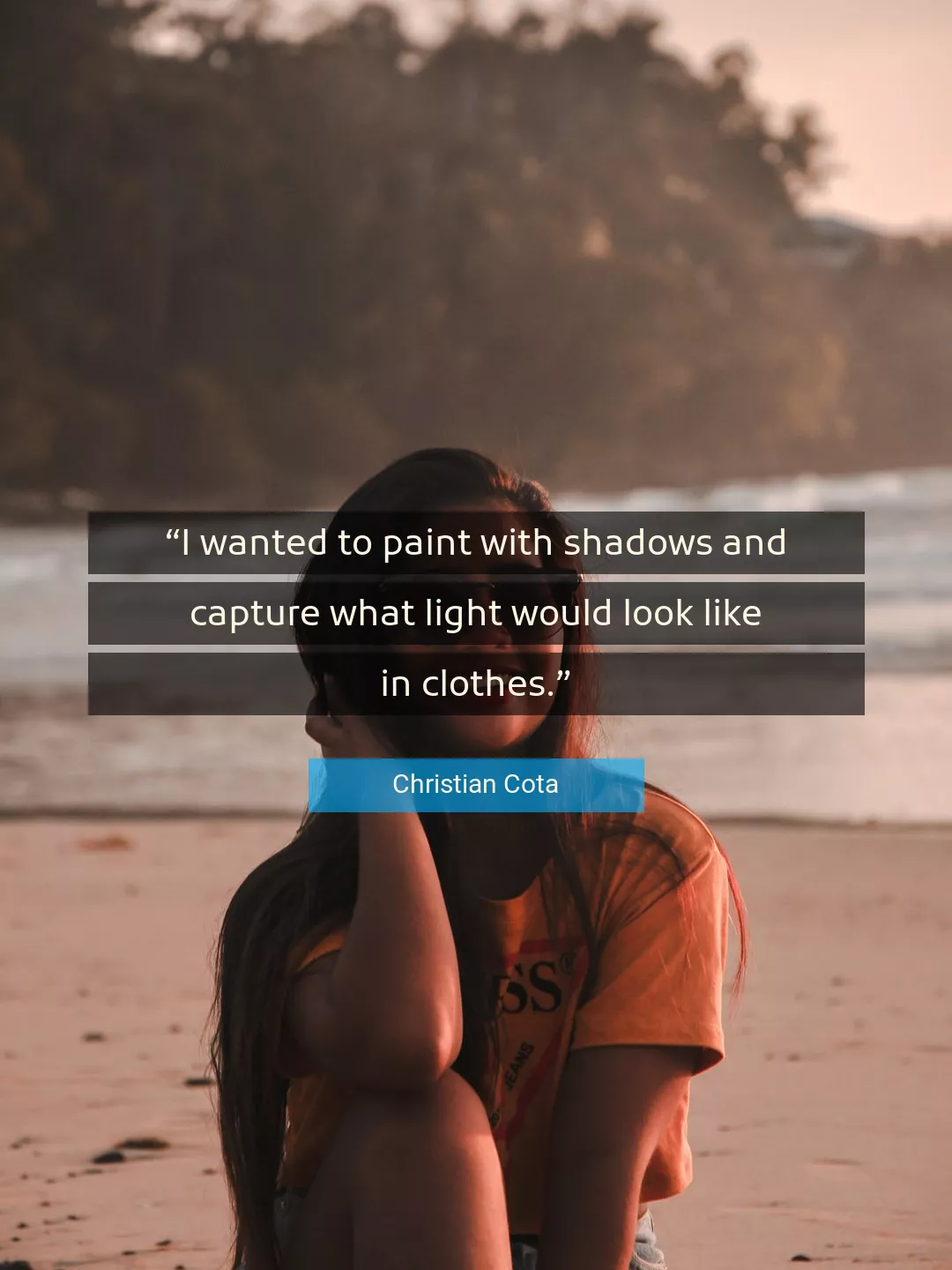Quote About Light By Christian Cota