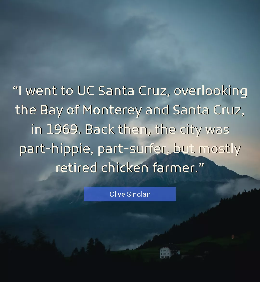 Quote About Farmer By Clive Sinclair