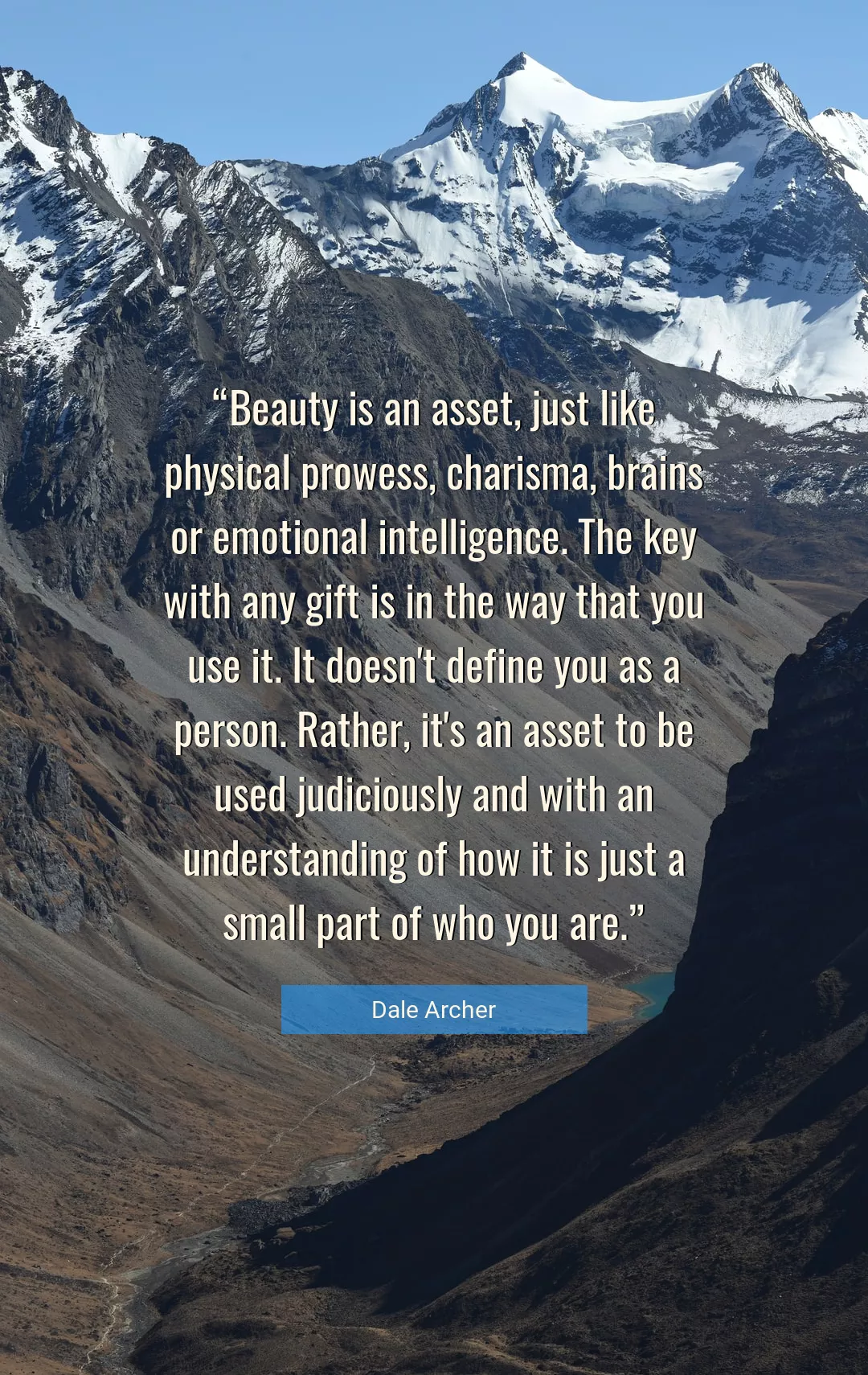 Quote About Beauty By Dale Archer