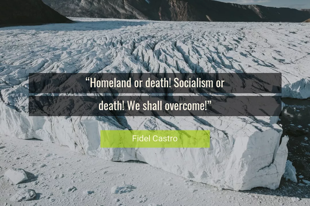 Quote About Death By Fidel Castro