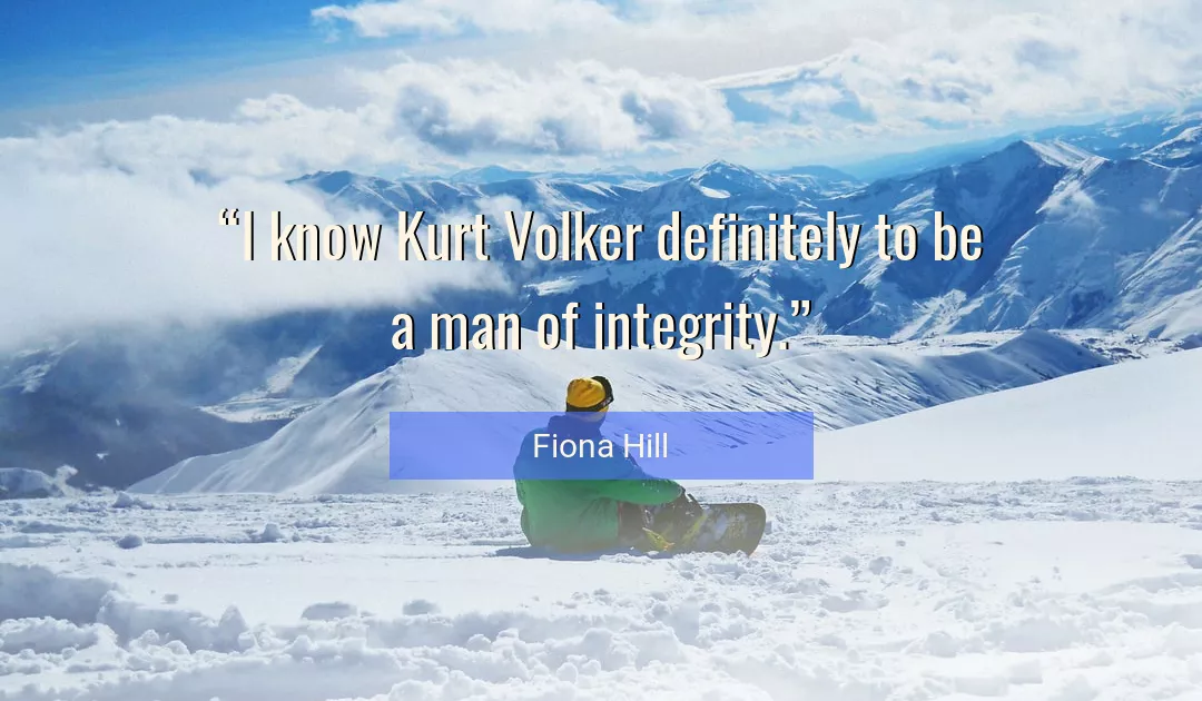 Quote About Man By Fiona Hill