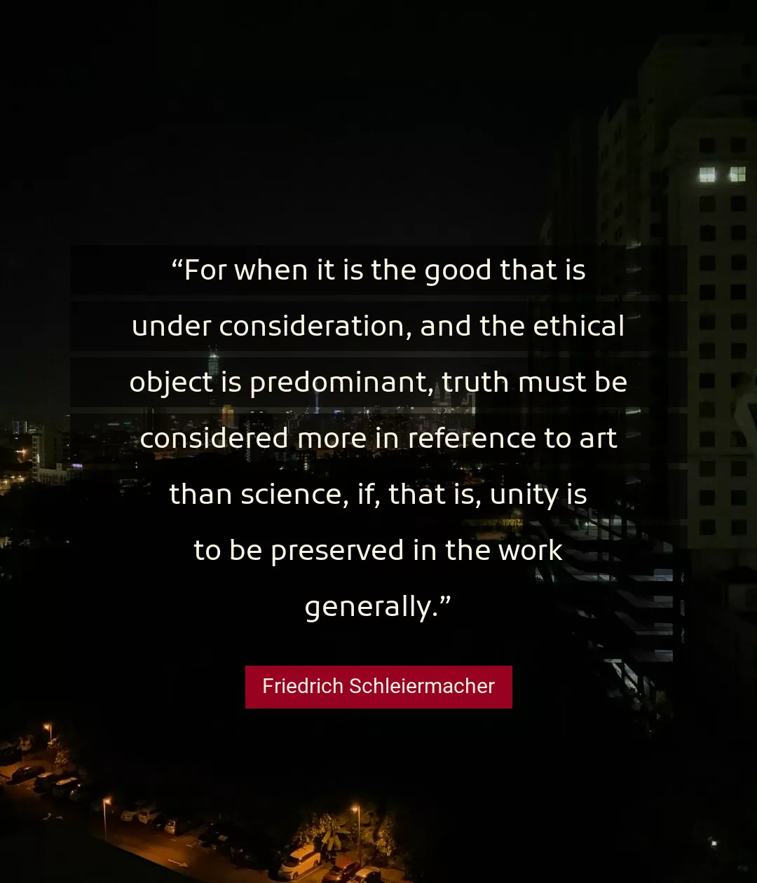 Quote About Work By Friedrich Schleiermacher