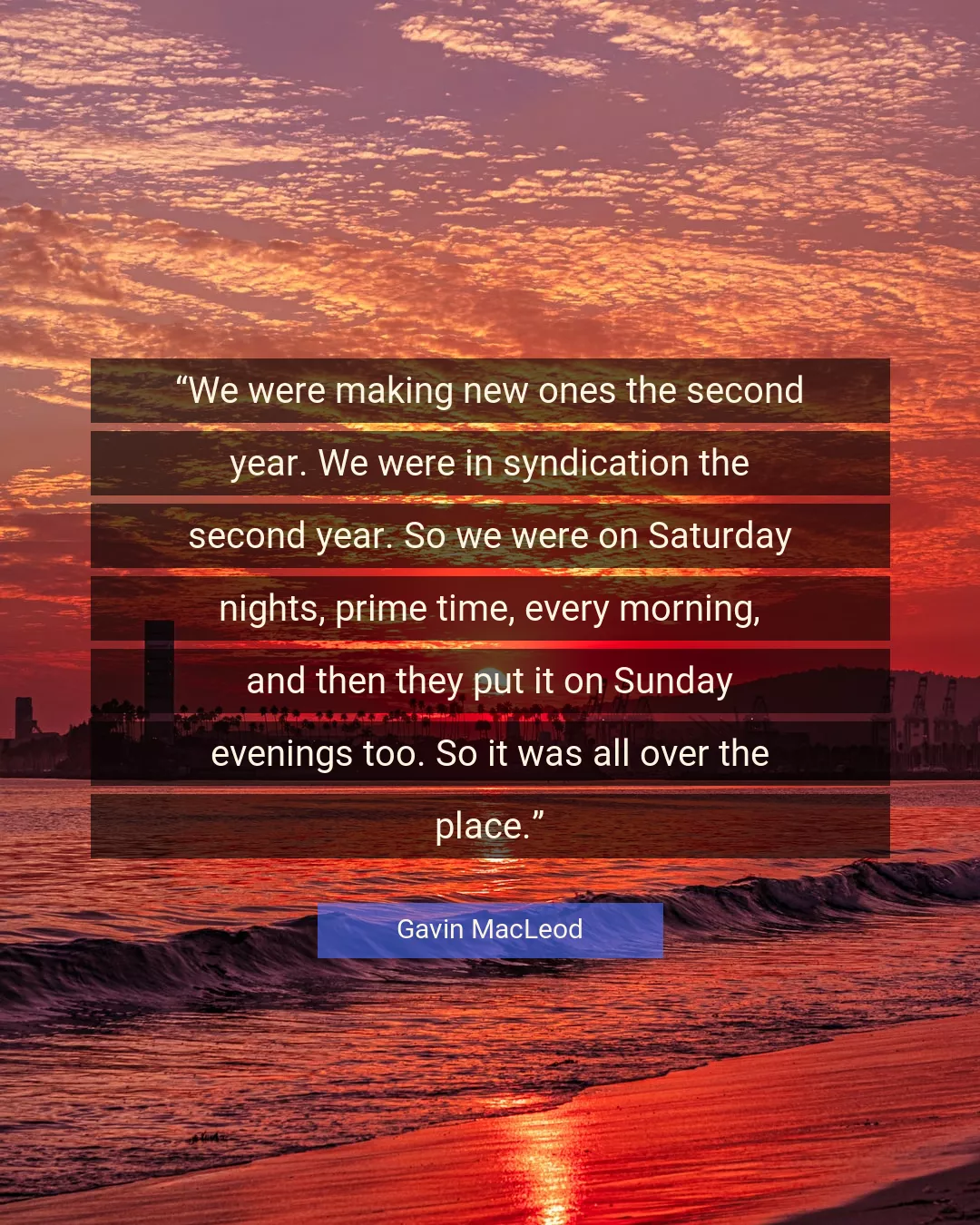 Quote About Morning By Gavin MacLeod
