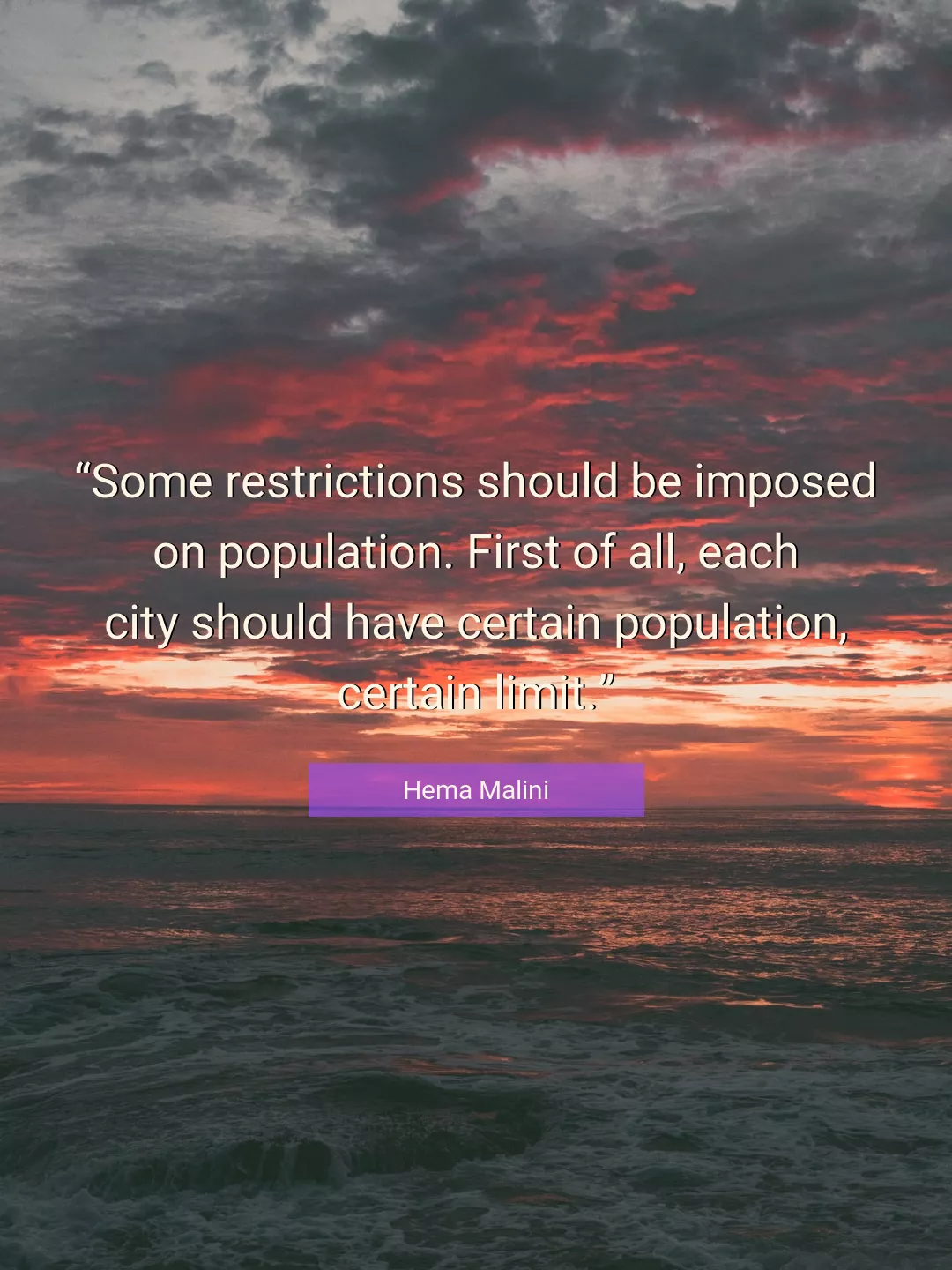 Quote About City By Hema Malini