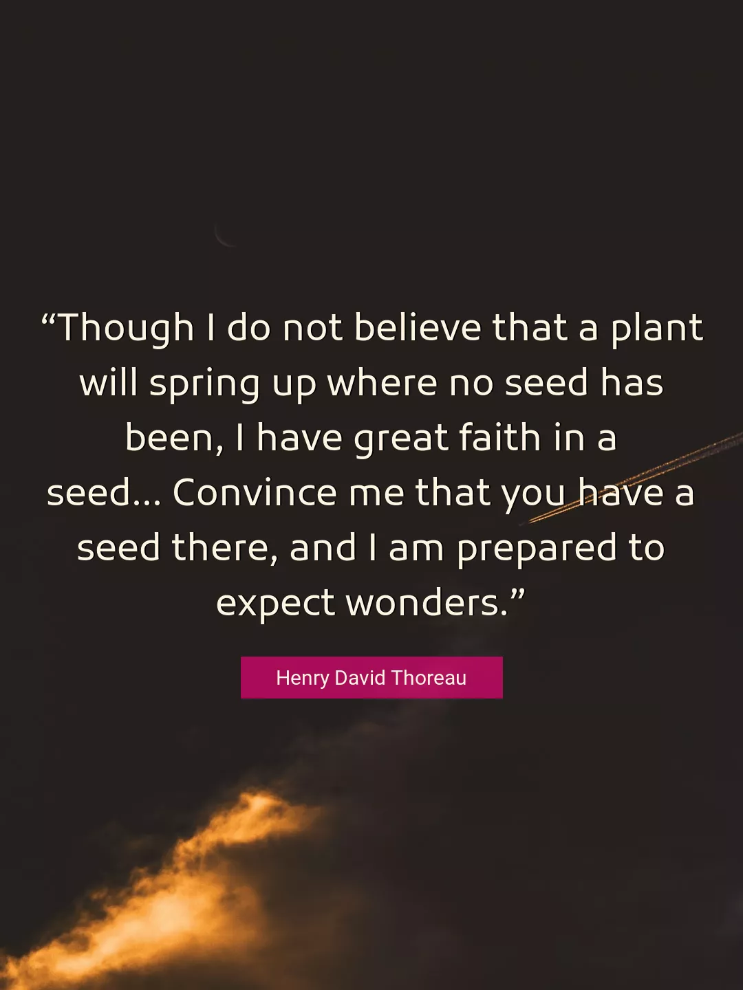 Quote About Faith By Henry David Thoreau