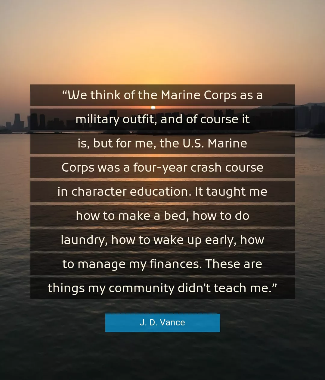 Quote About Education By J. D. Vance