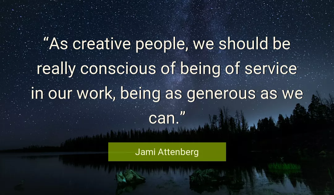 Quote About Work By Jami Attenberg