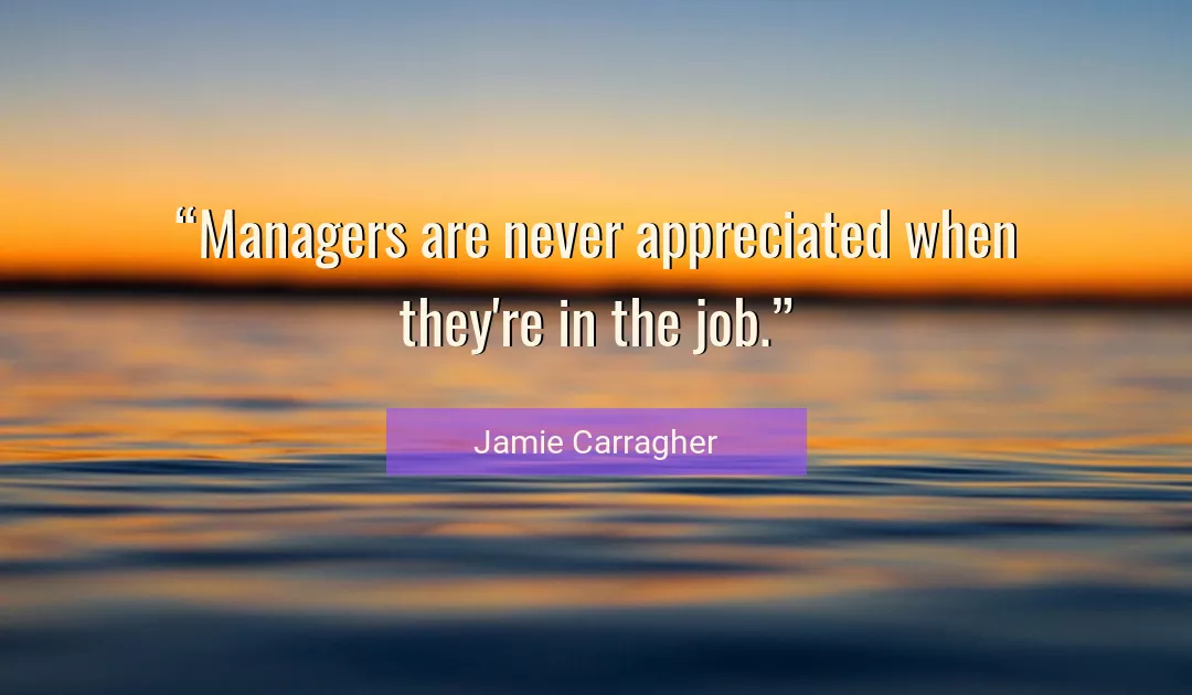 Quote About Never By Jamie Carragher