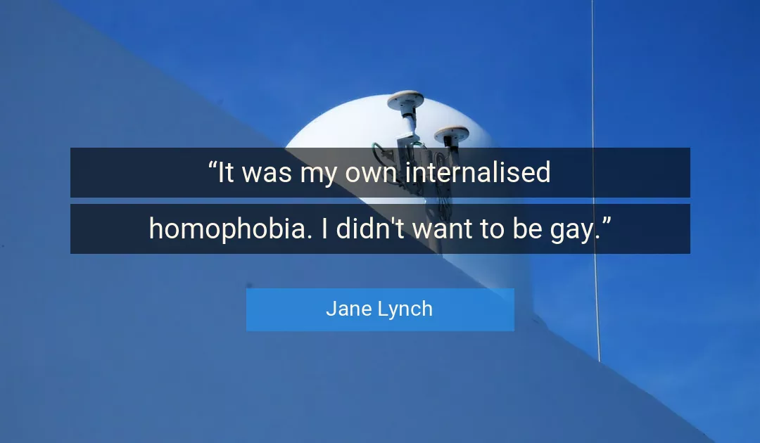 Quote About Gay By Jane Lynch