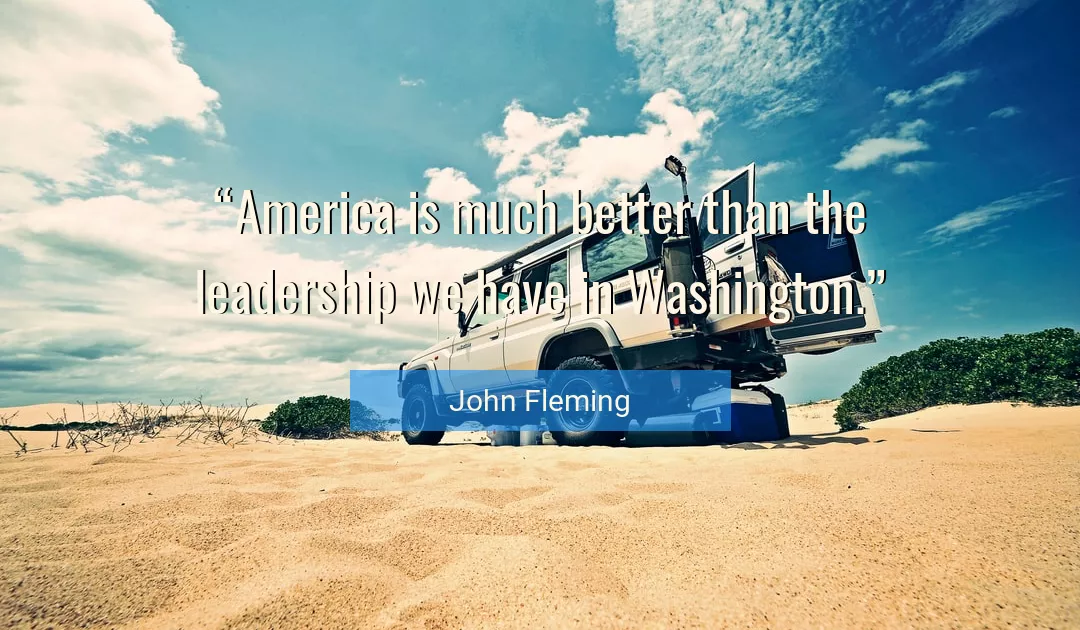 Quote About Leadership By John Fleming