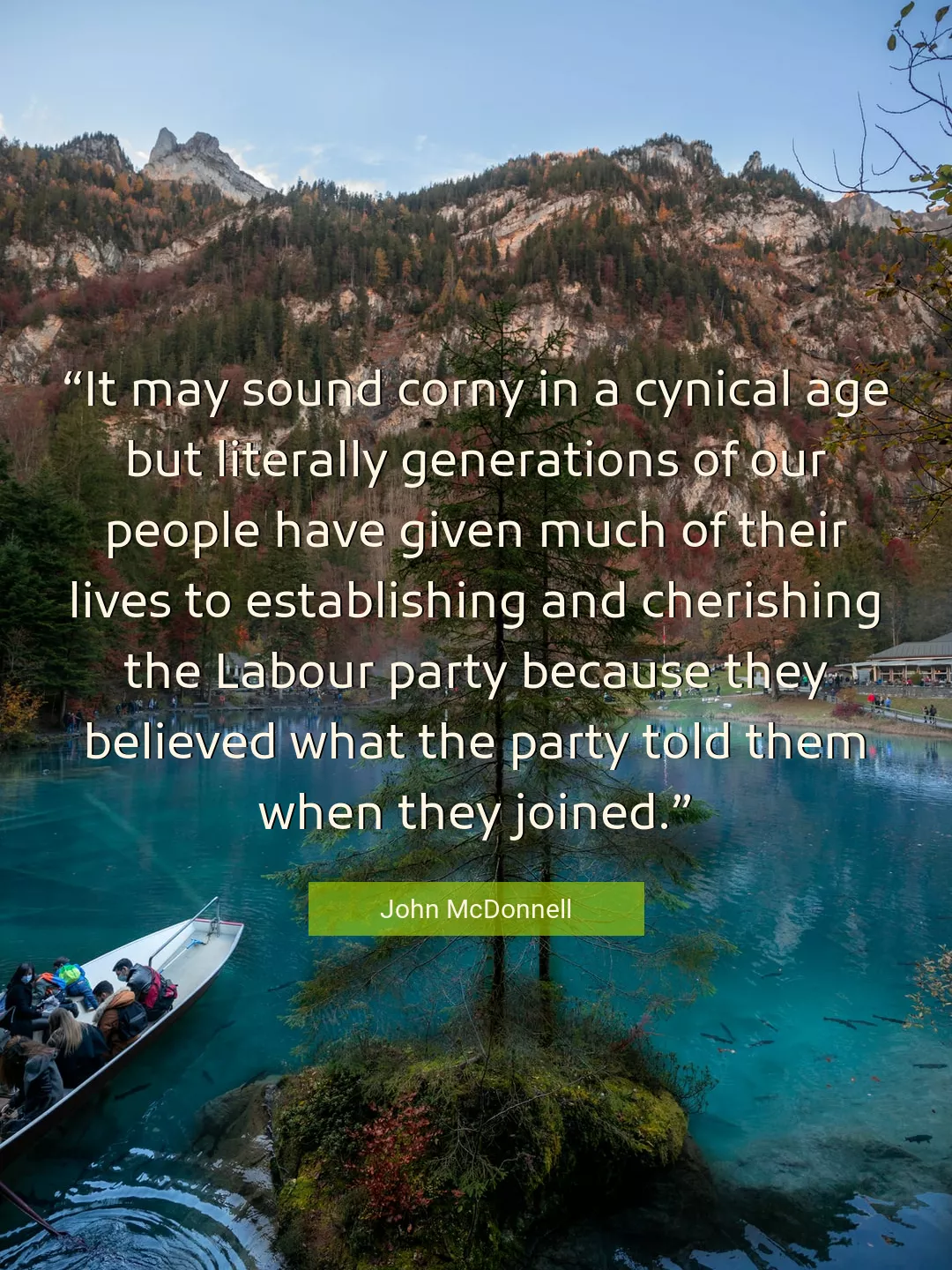 Quote About Age By John McDonnell